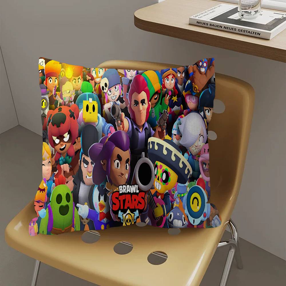 Cute B-Rawl Game S-Stars Pillowcases Home Bedding Decorative Pillow Cover Wedding Super Soft Pillow Case