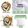 1Pc Flower Butterfly Pillow Cover For Home Living Room Bedroom Sofa Office Decorative Pillowcase Soft Throw Pillows 45X45Cm