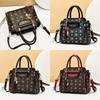 2023 New Style Women's Handbag Large Capacity Shoulder Bag Fashion Street Trend Pu Material Mom Bag