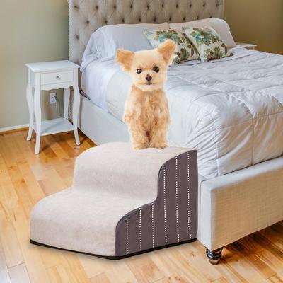Cozy Pet Steps for Dogs and Cats - Portable Ramp with Washable Cover