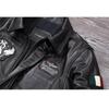 Chinese Size Genuine Leather Jacket for Men Real Cowhide Skin Military A2 Flight Suit Embroidered Pilot Coats Mens Aviation Clothing Autumn
