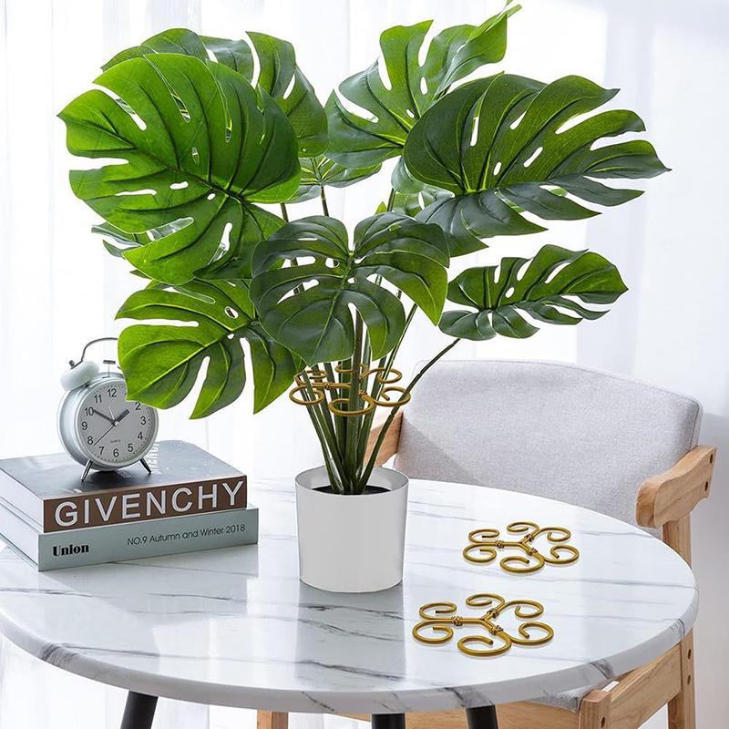 Metal Plant Climbing Bracket Flower Shaped Plant Holding Fixing Clip Plant Vine Climbing Grapple Bracket Stem Finishing Period