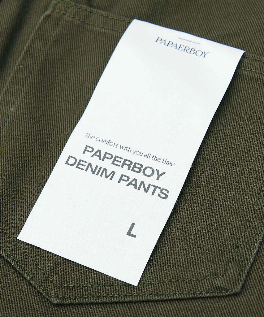 PAPERBOY Regular Fit Cotton Pants - Khaki
