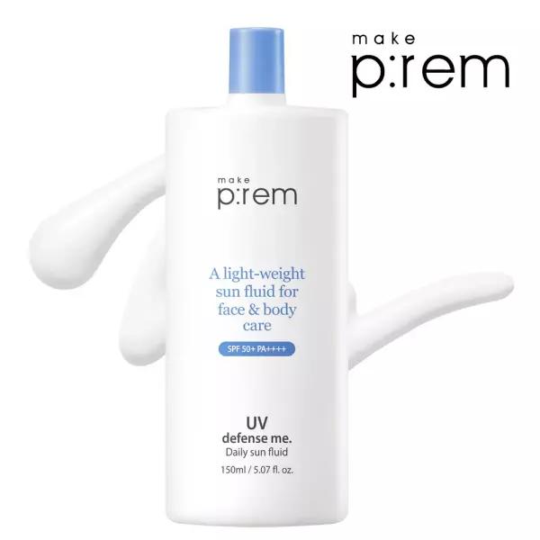 Make P:REM UV Defense Me Denní sluneční fluid 150 ml, poskytující osvěžující, nelepivou hydrataci