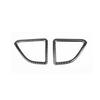 Air Outlet Vent Trim Dashboard Upper Steel Carbon Fiber For Ford Edge 2015-