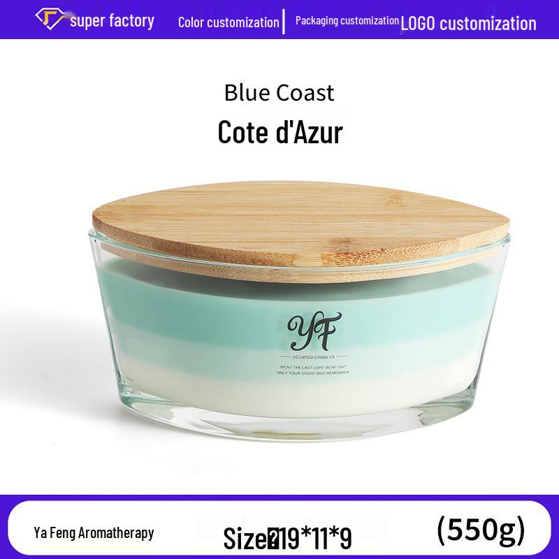 

Ya Feng White Noise Coastline Scented Candle - Long-Lasting Fragrance Gift for Home & Birthdays