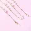 Women Fashion Nonslip Pearl Beads Eyeglass Chain for Glasses Accessories
