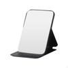 Portable Folding Cosmetic Mirror, Handheld Desktop Stand, Travel Size for Men, Dorm, Office Black