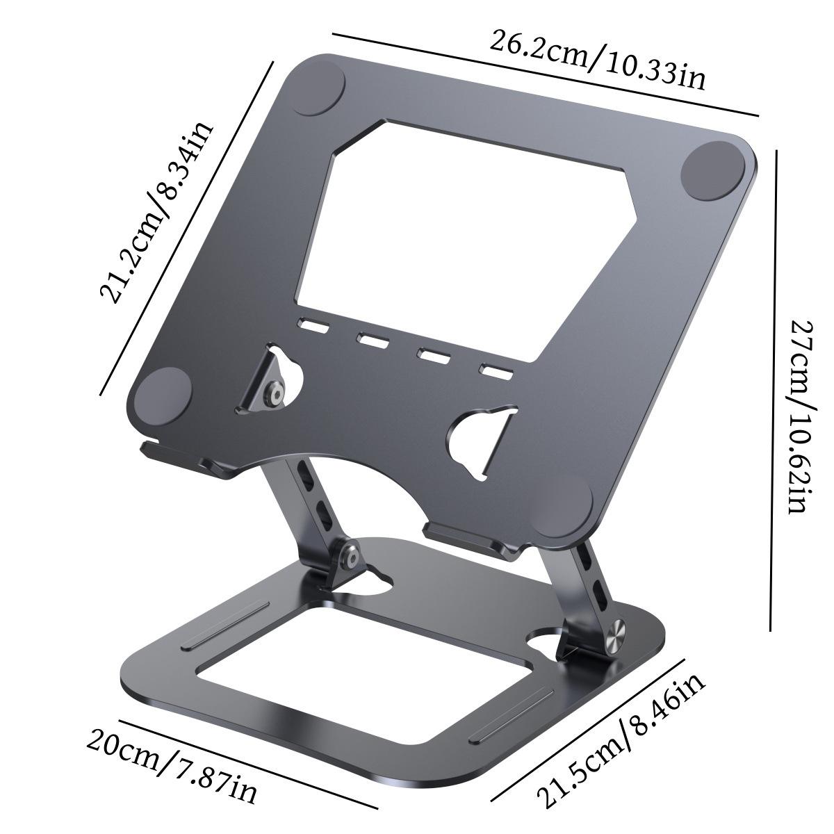 

Foldable Alloy Steel Laptop & Tablet Stand for Video Conferencing