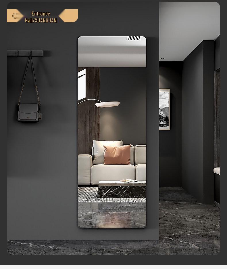 Senfu Self-Adhesive Acrylic Full Body Mirror Wall Sticker for Dorm & Wardrobe