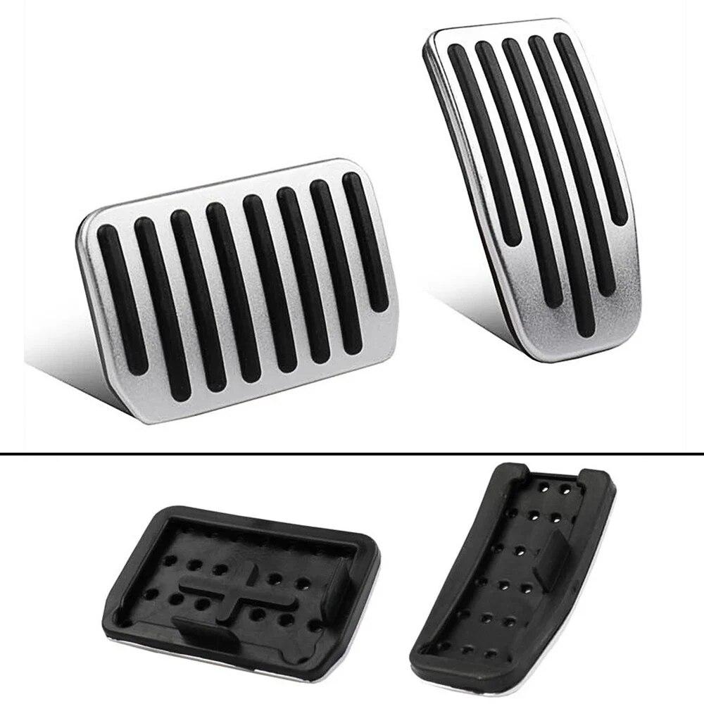 Für Tesla Model 3 Model3 Zubehör Aluminiumlegierung Fußpedal Gaspedal Bremspedal Ruhepedalabdeckung Autostyling