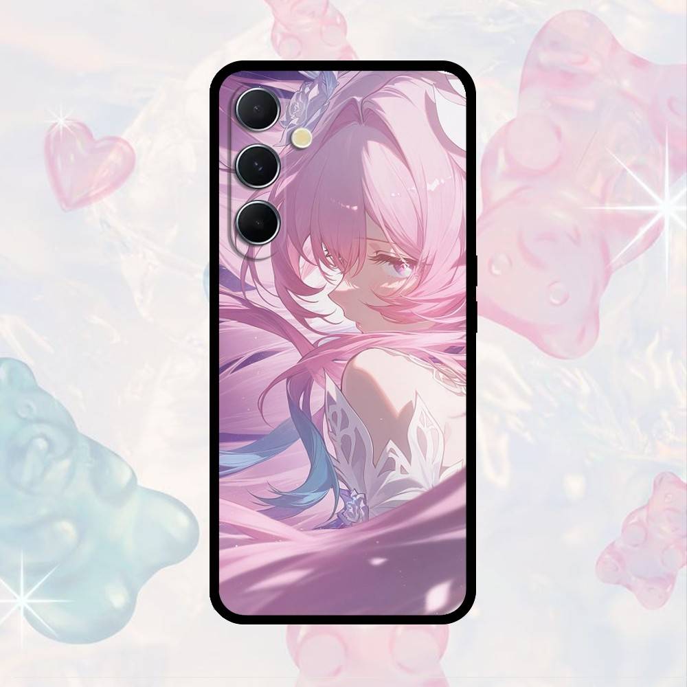AAA Cute Girl Cyrene Phone Case For Samsung S25,S24,S21,S22,S23,S30,Ultra,S20,Plus,Fe,Note,10,9,5G Black Cover