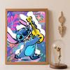 5D Diamond Painting Set DIY Stitch Ukulele Handmade Diamond Decorative Painting Home Decoration