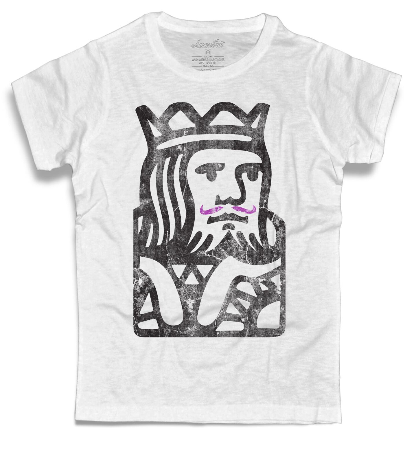 Men s White T-shirt King Poker Playing Cards Re Texas Hold em Unisex T-Shirt XXXXL