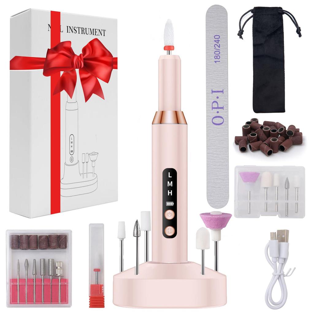 TEMU Portable Nail Shaper & Grinder: Nail Polisher, Cuticle & Polish Remover.