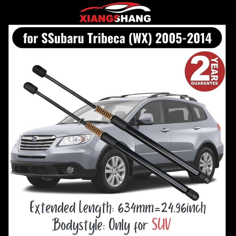 2pz Pistoncini Portellone Posteriore per Subaru Tribeca (WX) 2005-2014 Portellone Posteriore SUV CON MOLLE Ammortizzatori a Gas per Bagagliaio