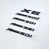 New Black Silver Lettering XDrive30i XDrive35i XDrive40i XDrive48i XDrive50i XDrive30d For BMW X5 Car Rear Trunk Emblem Sticke Yk2