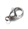 20pcs 9-15mm Stainless Steel Lobster Clasps for Bracelet Necklace Gold Color Chain Claw Connectors DIY Jewelry Making
