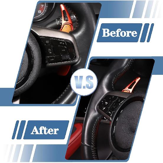 HAPPYHORSE Aluminum Alloy Car Multimedia Button Protective Cover Trim Sticker Decorative Accessories Compatible with Jaguar 15-21XE /16-21XF /16-21