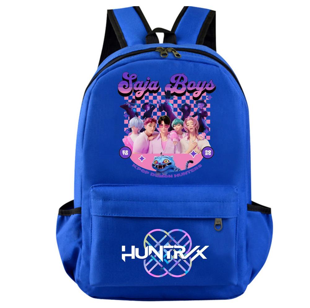 Anime K-Pop Demon Hunters Printed Backpack for Teenager Student Girl Boy Bookbag Schoolbag Women Large Capacity Waterproof Travel Bag Kid Gift