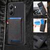 For Xiaomi Poco X7 Pro 5G/Xiaomi Redmi Turbo 4 5G Phone Case Retro Jean Cloth Texture Leather Back Cover with Card Holder