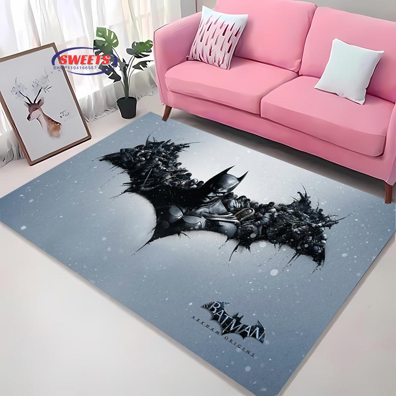 

Ковер с логотипом Бэтмена DC. Новый релиз! Ковер для гостиной, детской спальни, прикроватной и офисной зон, прочный, можно стирать в машине 40x60cm (16x24in)