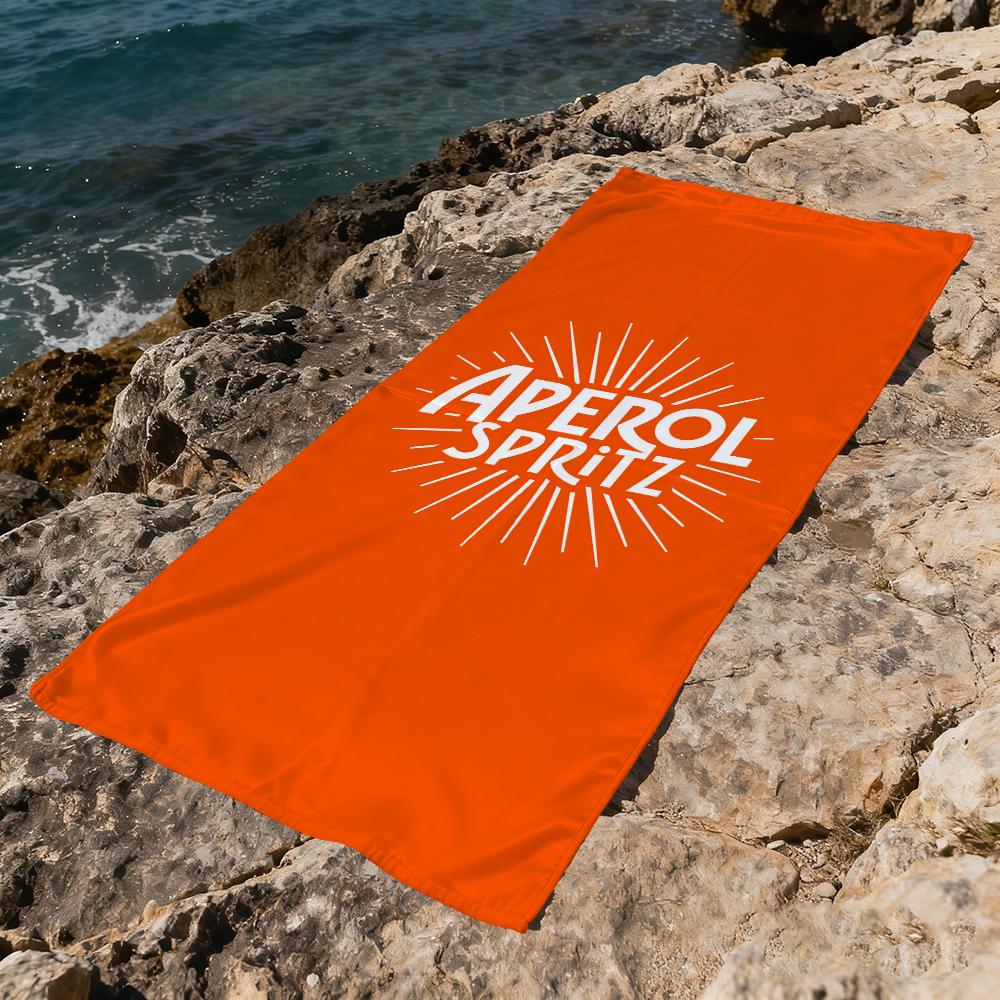 Arte arancione A-AperolS Asciugamano da Spiaggia Asciugatura Rapida Morbido Asciugamani da Piscina Regalo per S-Spritzs-S Viaggio Palestra Doccia Campeggio sport