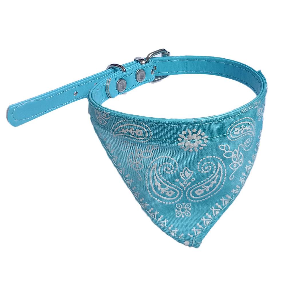 Adjustable Pet Dog Puppy Neck Scarf Bandana Collar Neckerchief Green