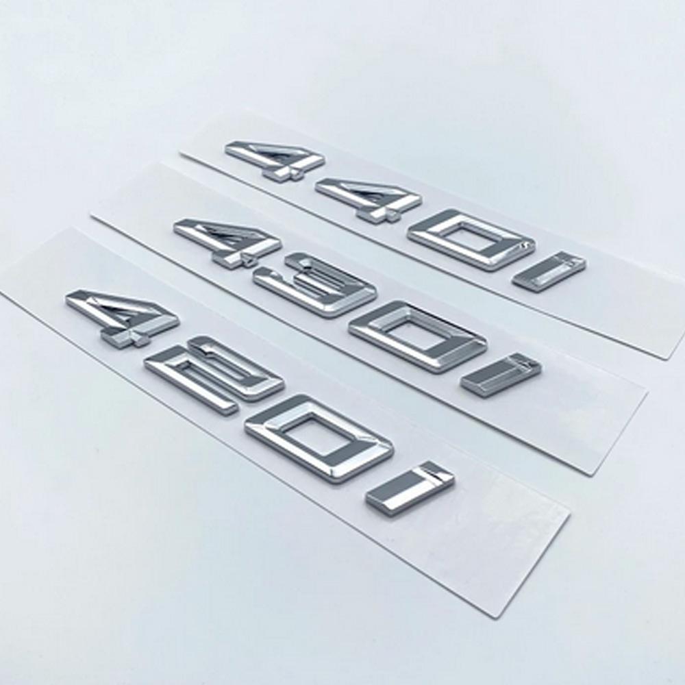 Car Decorate Lettering Logo Trunk Badge Logo Body Accessories For BMW 4 Series F32 F33 F36 G22 G23 G26 420i 428i 430i 435i 440i