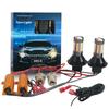 2 Adet Çift Renkli 1156 BA15S BAU15S P21W PY21W T20 7440 LED Ampul Canbus Gündüz Sürüş Lambası Sinyal Lambası 4014 66 SMD Beyaz Amber Hatasız Sinyal Lambası 2