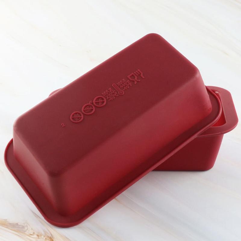 1 pièce Mini Moule en Silicone Toast Rectangle Plat à Gâteau Moule Cheesecake Moule de Cuisson Plateau de Cuisson Pain