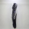 Women's Summer Collar Sleeveless Mid-Length Drawstring Dresses