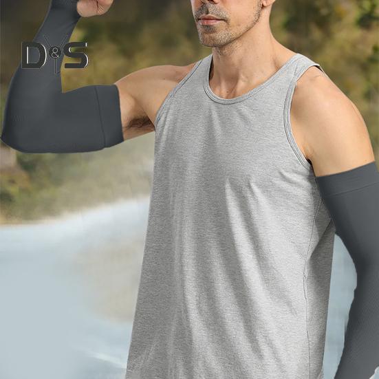 3 Pairs Ice Sleeves High Elasticity Comfortable Breathable Versatile Basic Solid Color Style UV Protection Sleeves