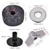 Black + Silver+Grey Cymbal Replacement Parts Felt + Plastic+Metal Hi-Hat Clutch Felt  For Drum Set