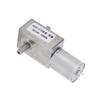 DC Worm Gear Motor 4632 370 Aluminum Brass Double Shaft Mini Turbine Worm Motor for Electric Fan DC24V 10RPM