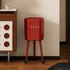 No-bending Trash Can, Kitchen Special Household New High-value with Cover Mobile Crack, Large Capacity and High Foot