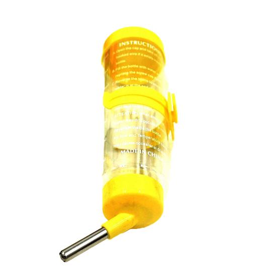 80ML/125ML Hamster Water Bottle Steel Ball Design Non-drip Plastic Small Animal Auto Dispenser Pet Supplies