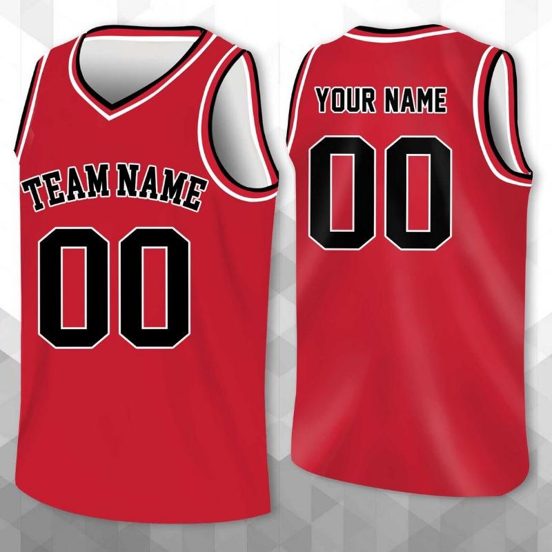Custom Team Basketball Uniform Personalized Name Number Sleeveless Sports Jersey Training Competition Tank Tops Unisex Loose Tee