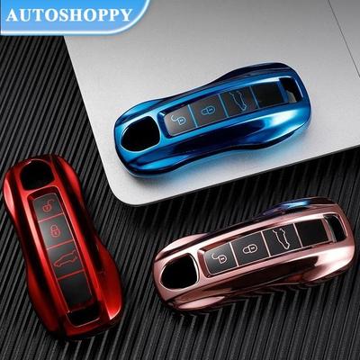 High Quality TPU Car Key Case Cover For Porsche Panamera Cayenne 971 911 9YA Macan Boxster 34 Buttons Keyless Remote Protection
