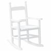 VidaXL Children's Rocking Chair White Solid Poplar Wood 4008881