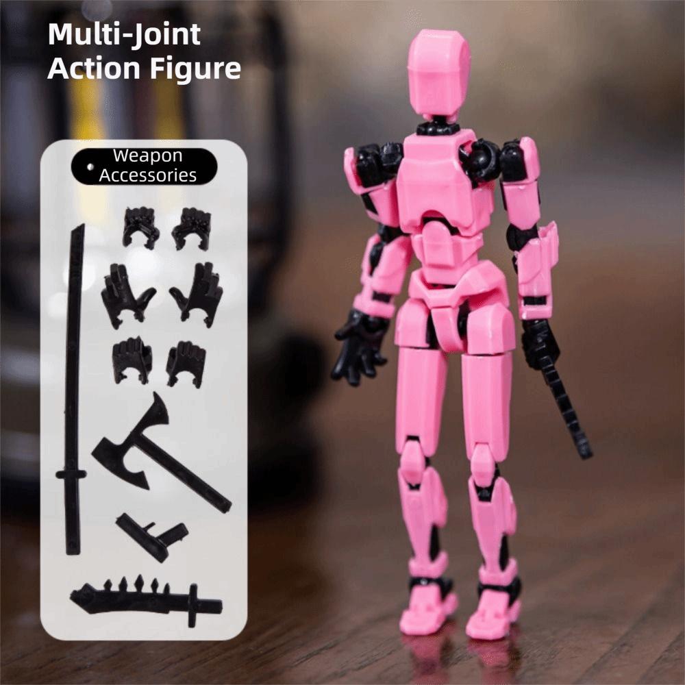 Handheld Toy Action Figure Multi Joint Mobile 3D Printed Mannequin  Children's Gift