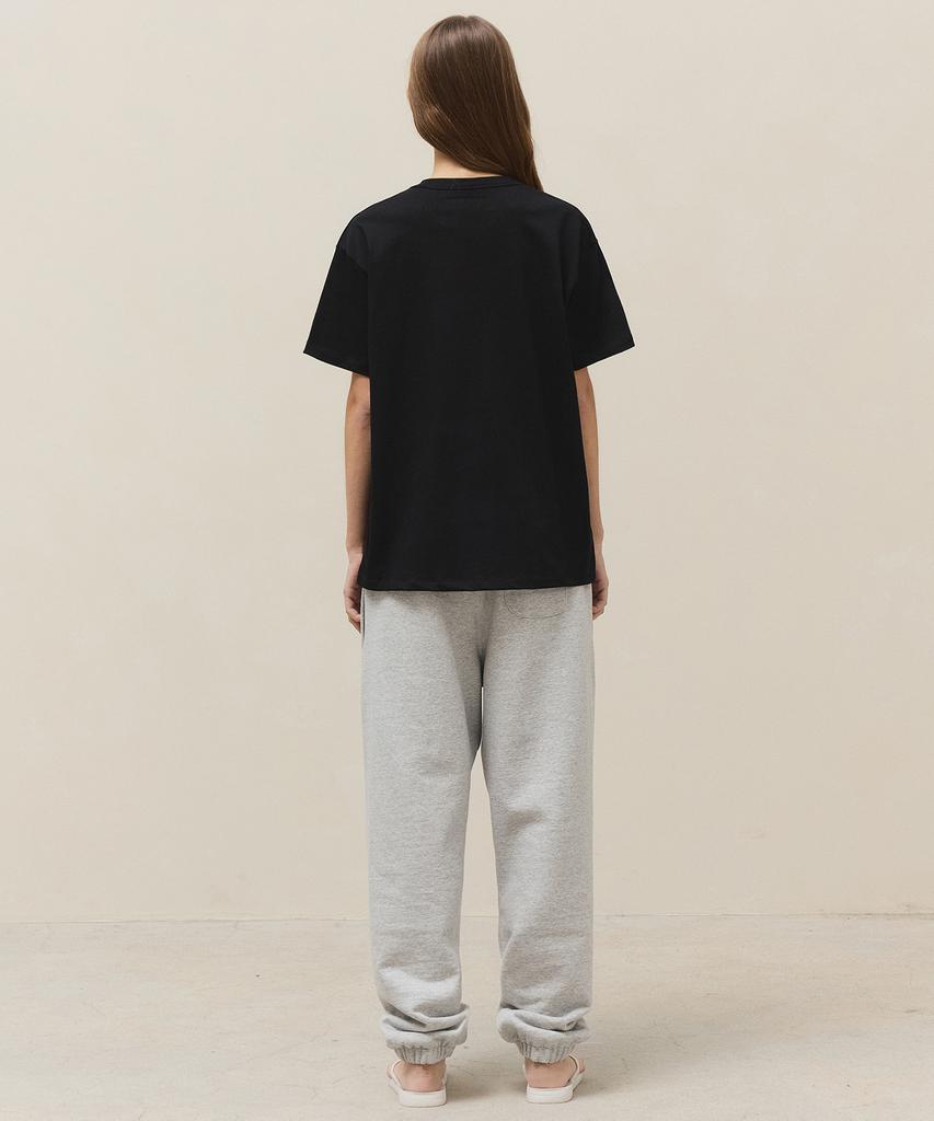 Matile Stichi Logo T-Shirt / Black