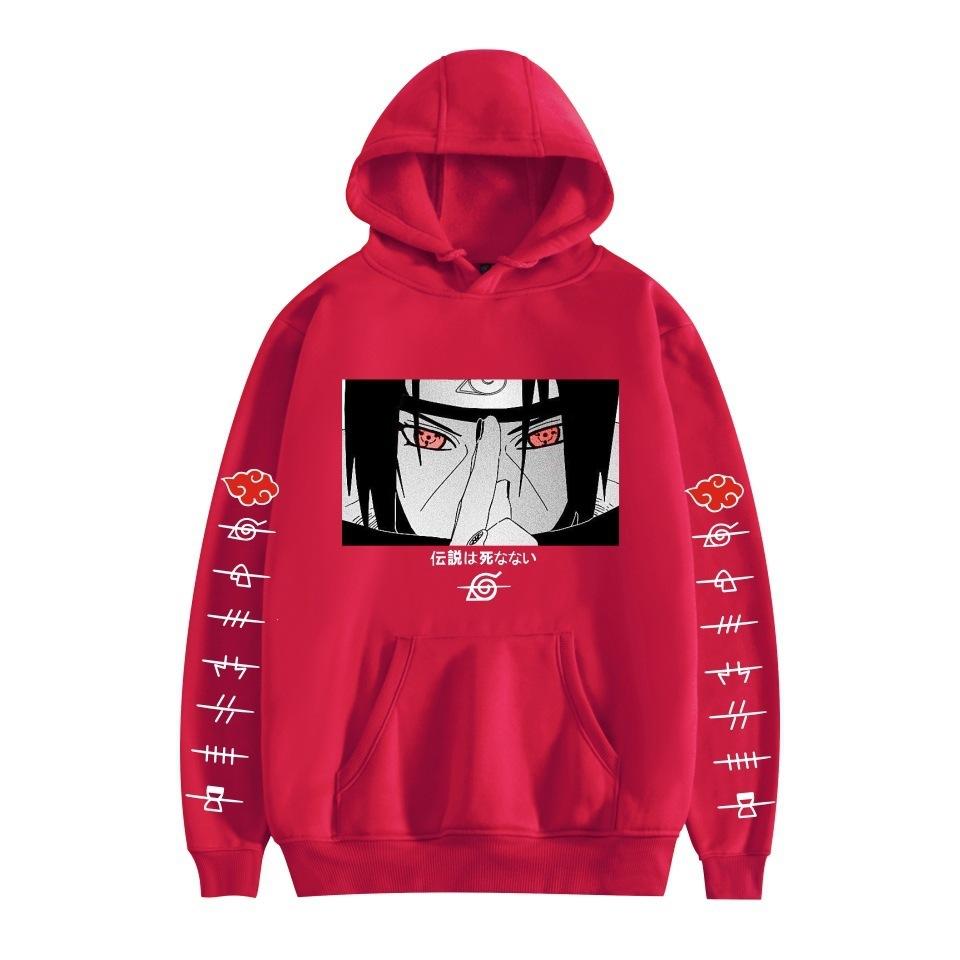Anime Riman Serisi Baskılı Günlük Kapüşonlu Sweatshirt Çift Üst