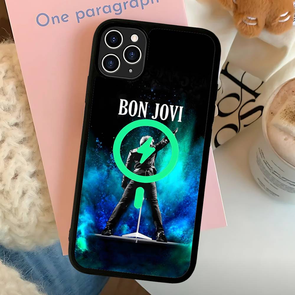 B-BonS J-Jovi For Magsafe Magnetic Phone Case For IPhone 17 16 15 14 13 12 11 Plus Pro Max PC+TPU Cover