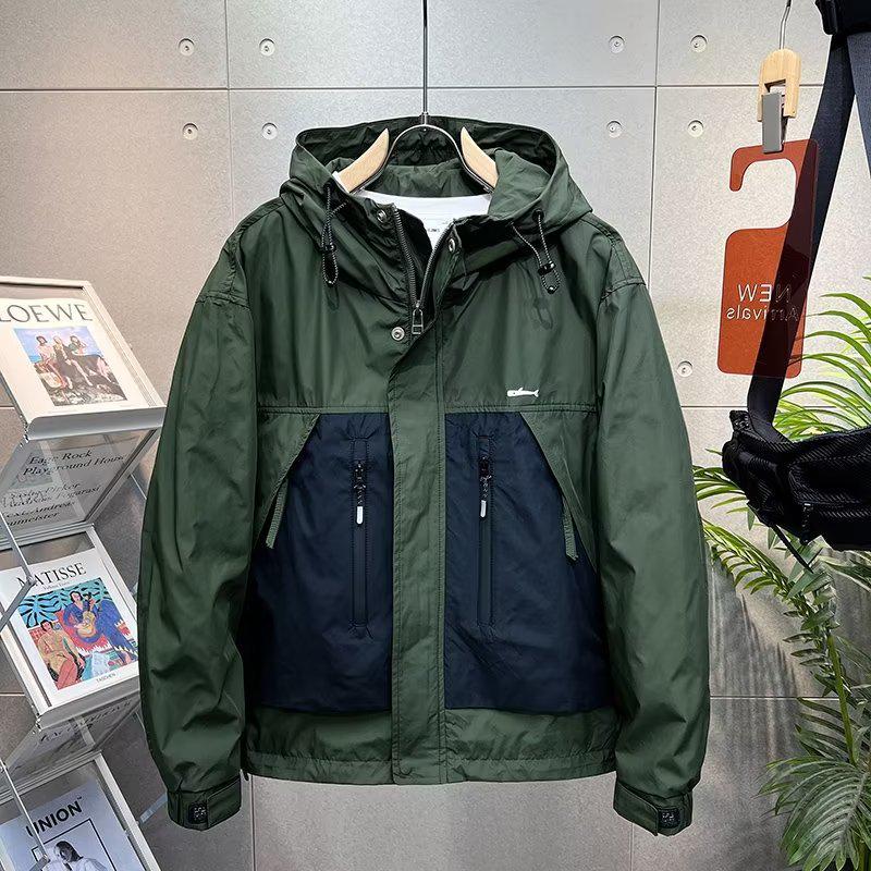 Men's Versatile Spring Hooded Workwear Jacket