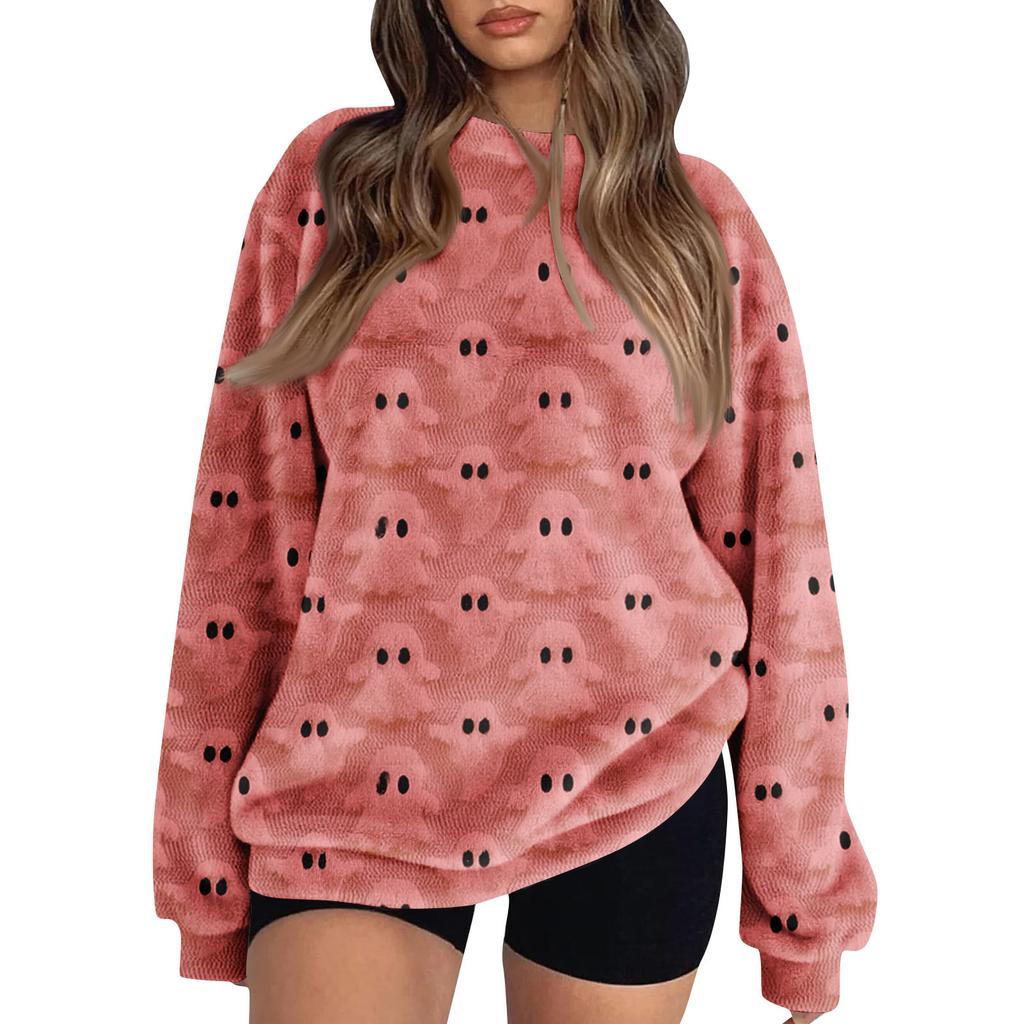 Women's Colorblock Sweatshirt Long Sleeve Round Neck Casual Comfortable Loose Lightweight Women's Sweatshirt