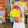 Schultasche neuer Dopamin-Rucksack Mädchen große Kapazität kontrastierende Farbe Freizeit Reise leichter Rucksack Mittelschüler Schultasche
