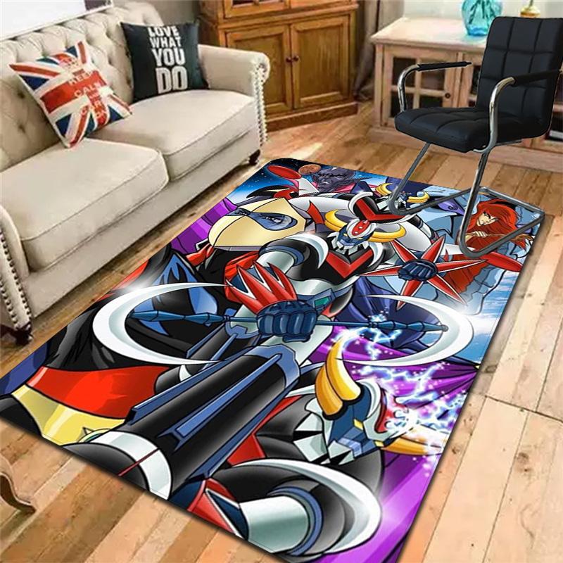 Mazinger Z Rug Floor Mat for Living Room or Bedroom Soft and Comfortable Carpet a Gift for Birthday and Holiday.MFF0918297