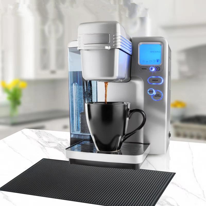 PVC Bar Mat Anti-slip Cafe Bar Mats Home Cup Mat Waterproof Heat Resistant Durable Drain Bar Service Spill Mat for Home Bar Cafe