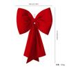 Velvet Bows Knot Xmas Tree Decor 1PC Christmas Decorative Super Large Bow Pendant Front Doors Outdoor Activities Party DIY